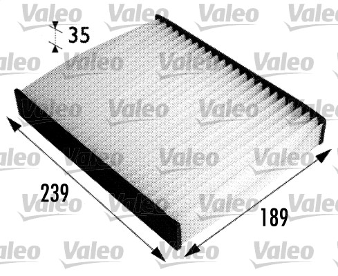 VALEO VAL698694 Pollenszűrő, utastérszűrő