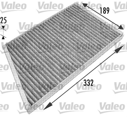 VALEO VAL698743 szűrő, utastér levegő