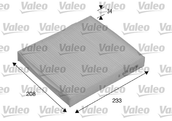 VALEO VAL715510 szűrő, utastér levegő