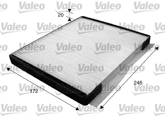 VALEO VAL715592 Pollenszűrő, utastérszűrő