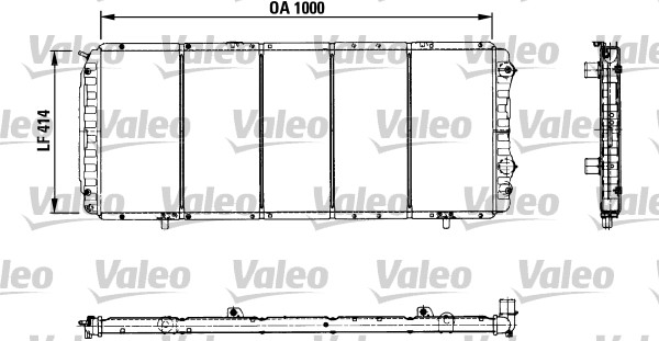 VALEO 730999V Vízhűtő