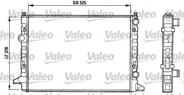 VALEO 731007V Vízhűtő