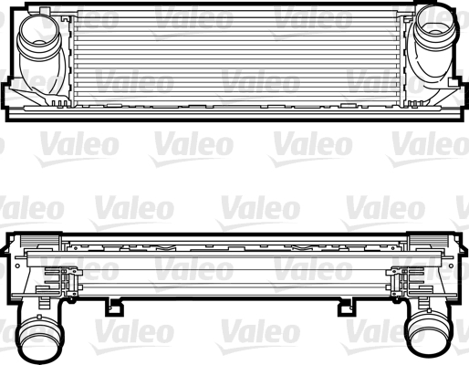 VALEO VAL818259 Intercooler, töltőlevegő hűtő