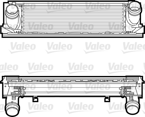 VALEO VAL818263 Intercooler, töltőlevegő hűtő