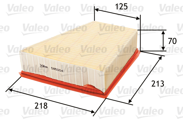 VALEO VAL585004 légszűrő