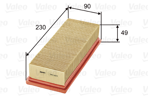 VALEO VAL585023 légszűrő