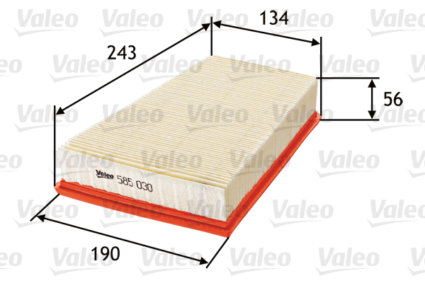 VALEO VAL585030 légszűrő