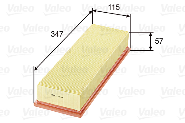 VALEO VAL585098 légszűrő