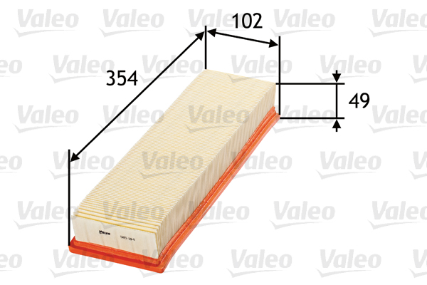 VALEO VAL585114 légszűrő