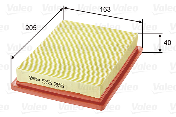 VALEO VAL585266 légszűrő