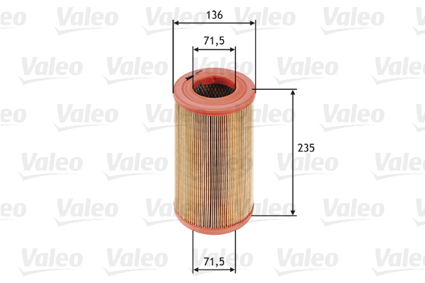 VALEO VAL585622 légszűrő