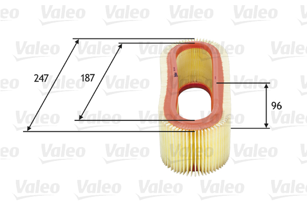 VALEO VAL585643 légszűrő