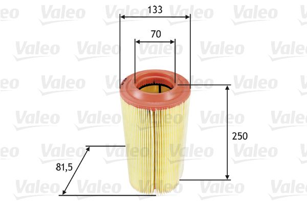 VALEO VAL585649 légszűrő