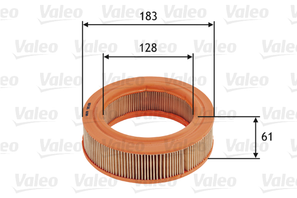 VALEO VAL585656 légszűrő