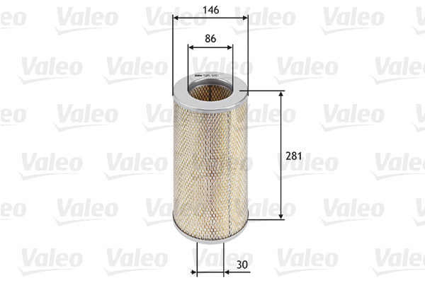 VALEO VAL585680 légszűrő