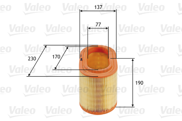 VALEO VAL585690 légszűrő