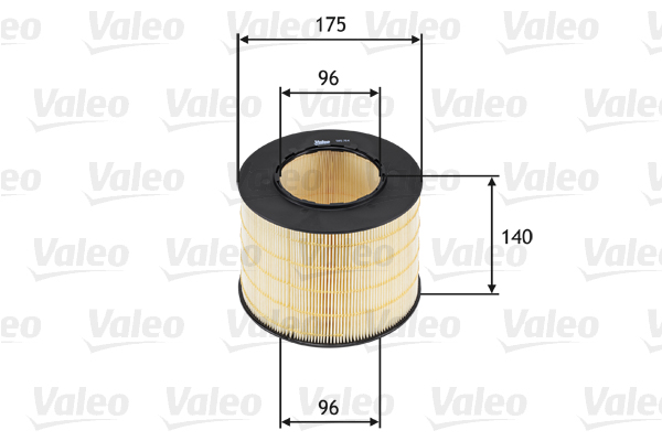 VALEO VAL585714 légszűrő