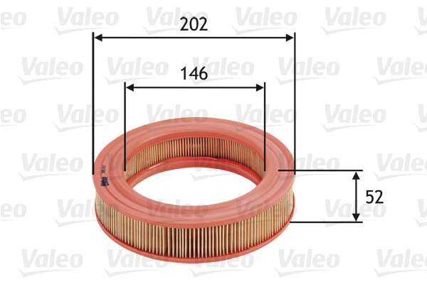 VALEO VAL585717 légszűrő