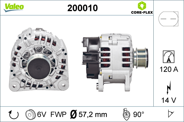 VALEO VAL200010 generátor