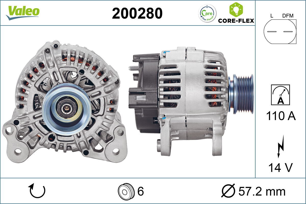 VALEO VAL200280 generátor