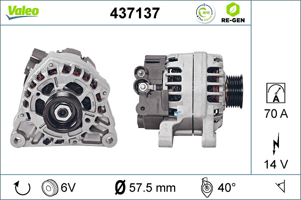 VALEO VAL437137 generátor