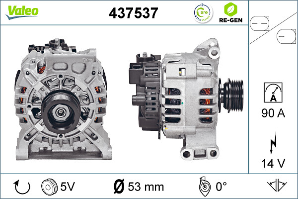 VALEO 437537 generátor - felújított