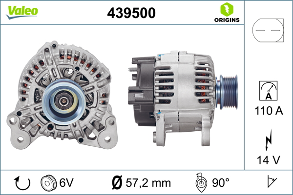 VALEO 439500 generátor - új