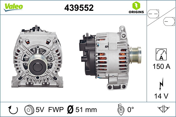VALEO 439552 generátor - új