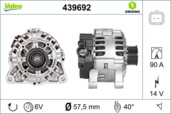 VALEO VAL439692 Generátor  C2/C3/C4/ P