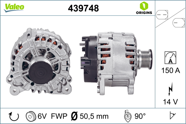 VALEO 560040 439748 ALTERNATOR AUDI 439748 Q5 2.0 TDI QUATTRO 08->