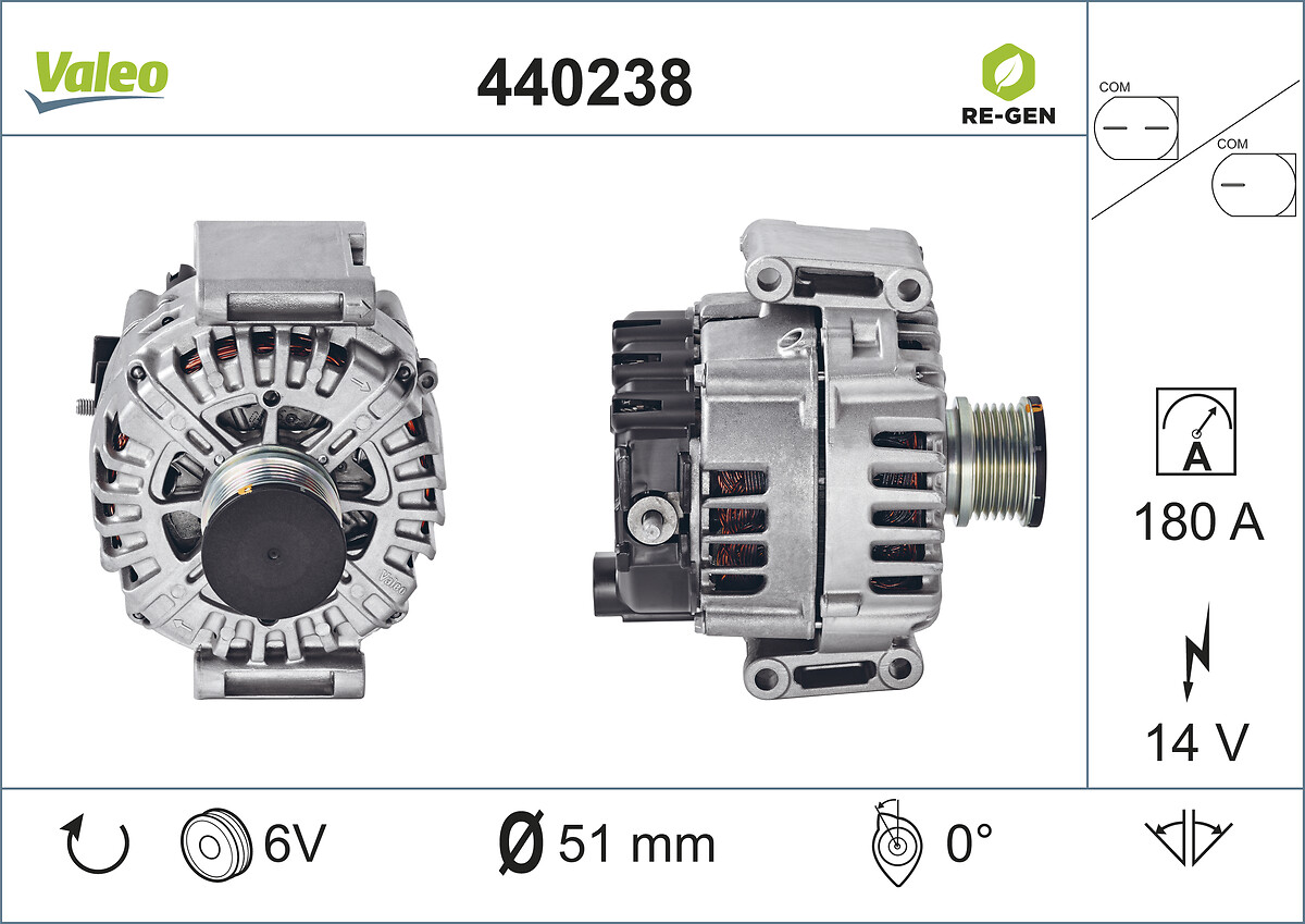 VALEO VAL 440238 Generátor