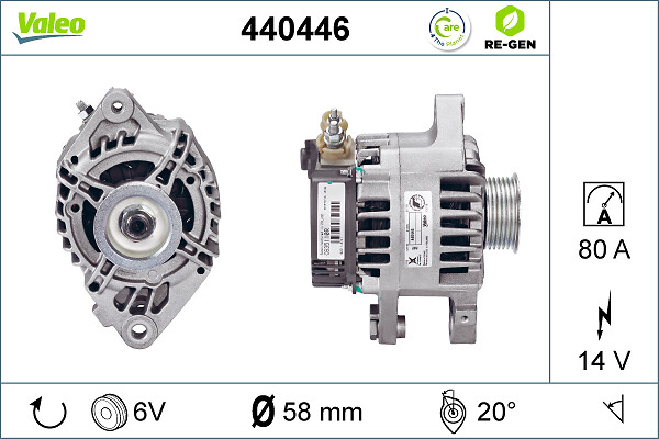 VALEO 440446 Generátor