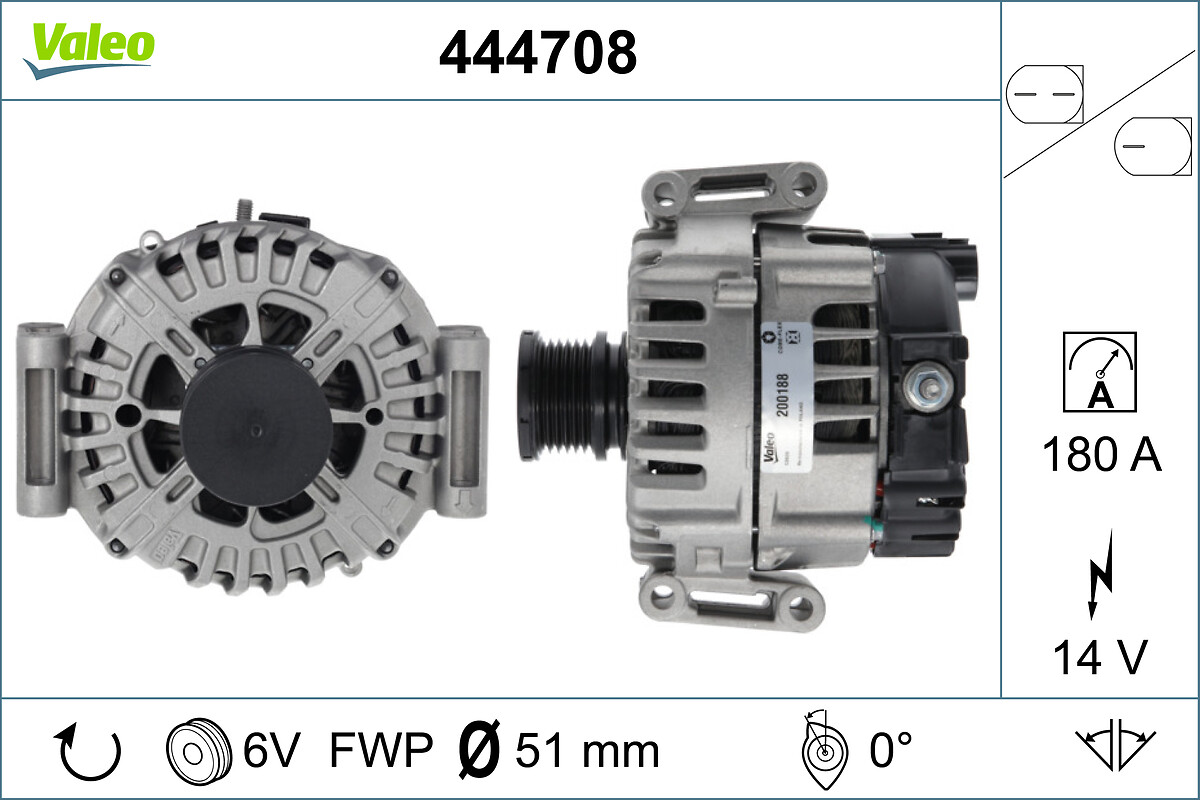 VALEO VAL444708 GENERÁTOR