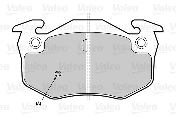 VALEO VAL301080 fékbetét készlet, tárcsafék