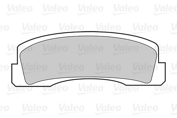 VALEO VAL301389 fékbetét készlet, tárcsafék