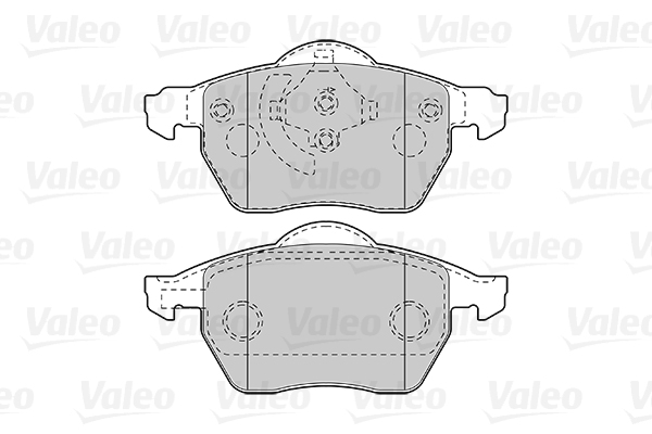 VALEO VAL301008 fékbetét készlet, tárcsafék