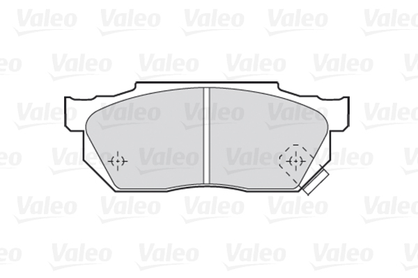 VALEO VAL301047 fékbetét készlet, tárcsafék