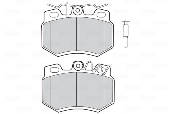 VALEO VAL301714 fékbetét készlet, tárcsafék