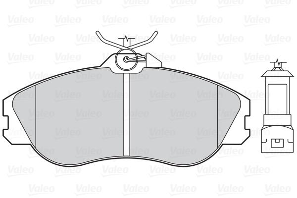 VALEO VAL302011 fékbetét készlet, tárcsafék