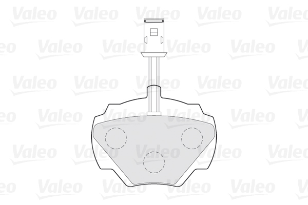 VALEO VAL301497 fékbetét készlet, tárcsafék