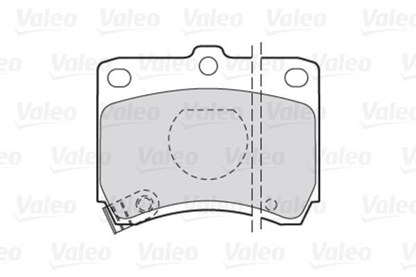 VALEO VAL301268 fékbetét készlet, tárcsafék