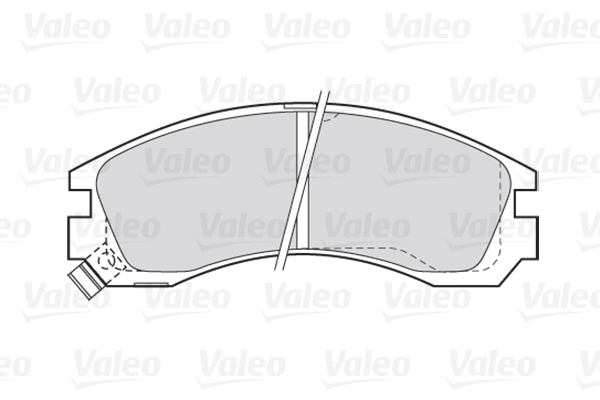 VALEO VAL301517 fékbetét készlet, tárcsafék