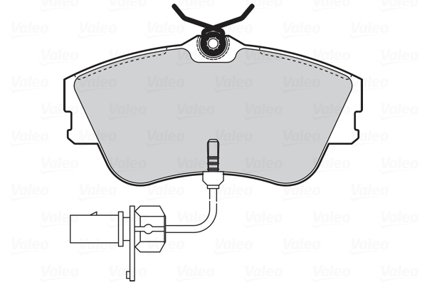 VALEO VAL301814 fékbetét készlet, tárcsafék