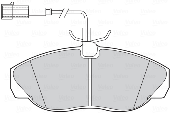 VALEO VAL301429 fékbetét készlet, tárcsafék