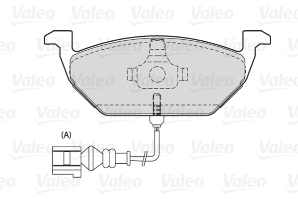 VALEO VAL301332 fékbetét készlet, tárcsafék