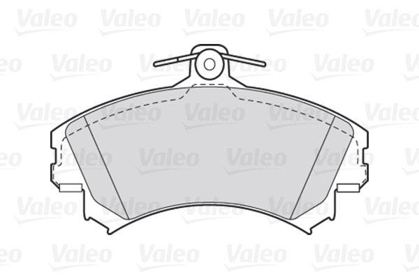 VALEO VAL301493 fékbetét készlet, tárcsafék