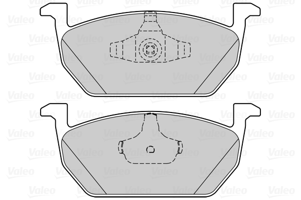 VALEO VAL302317 fékbetét készlet, tárcsafék