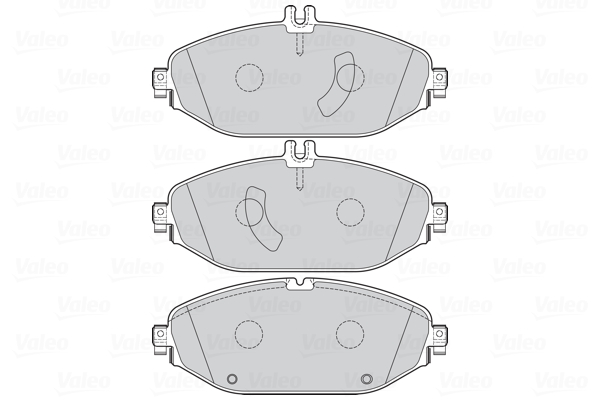 VALEO VAL302305 fékbetét készlet, tárcsafék
