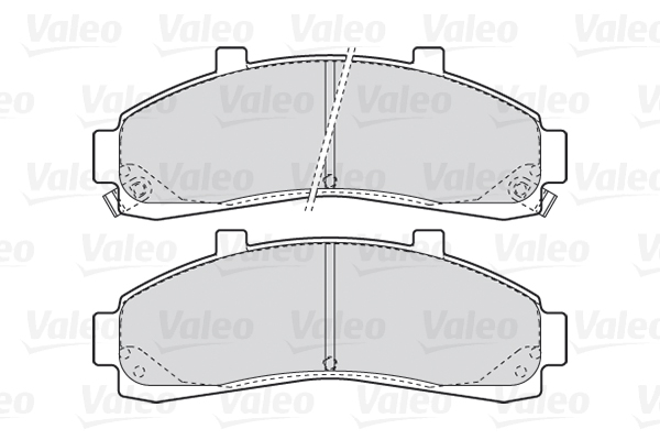 VALEO VAL301906 fékbetét készlet, tárcsafék