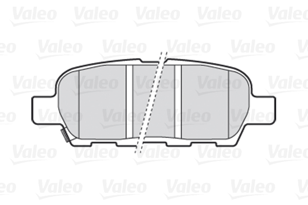 VALEO VAL301009 fékbetét készlet, tárcsafék